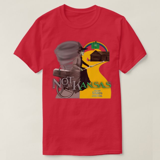Nicht in Kansas 1 T-Shirt (Design vorne)