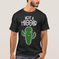Nicht introverts ein hugger lustiger Kaktus