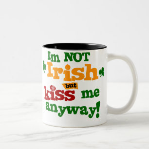Nicht irische $17,95 zwei tonten Kaffee-Tasse Zweifarbige Tasse