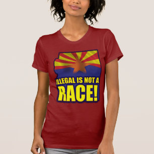 Nicht ist ein Rennen illegal T-Shirt