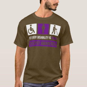 Nicht jede Behinderung ist ein sichtbares Epilepsi T-Shirt