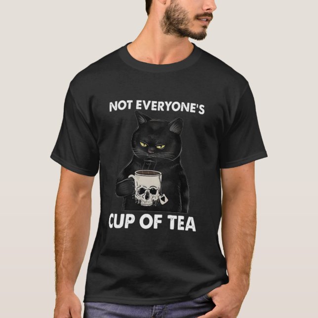 Nicht jedermanns Fall Katze T-Shirt (Vorderseite)