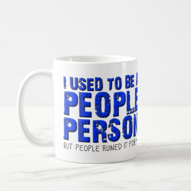 Nicht jemand, der lustig Mug Kaffeetasse (Links)