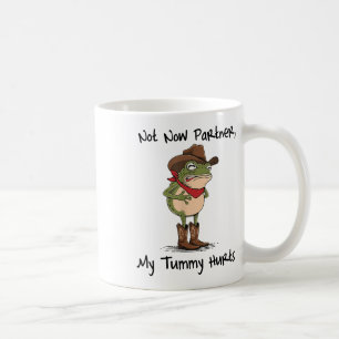 Nicht jetzt Partner My Tummy Hurra Cowboy Frog Ibs Kaffeetasse