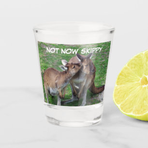 Nicht jetzt Skippy Shot Glass Schnapsglas