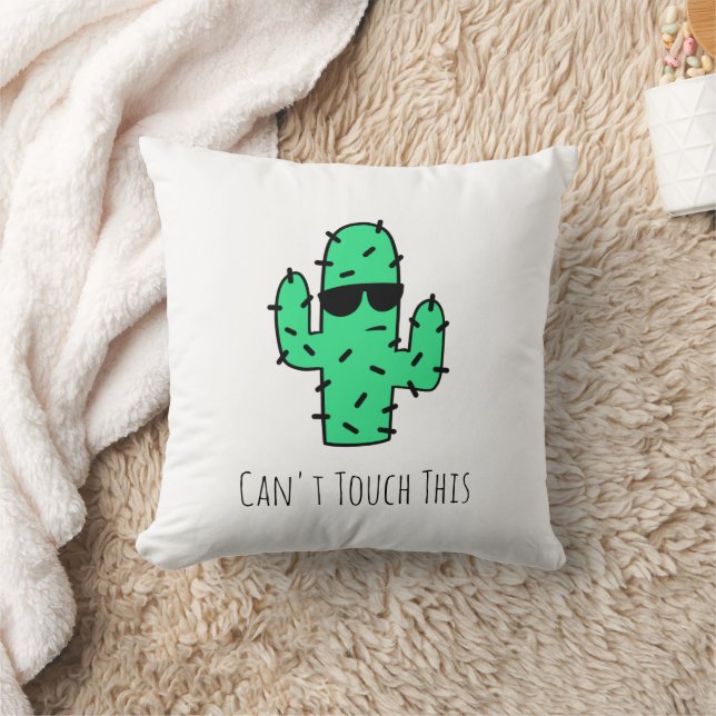 Nicht kann Touch dieses coole Kaktus-Kissen Kissen | Zazzle.ch