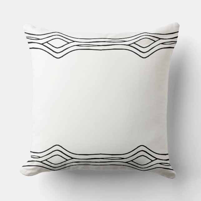 Nicht Knoten Tribal Lumbar Kissen (Vorderseite)