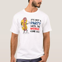 Nicht kommen ein Party bis Dackeln Hotdog heraus