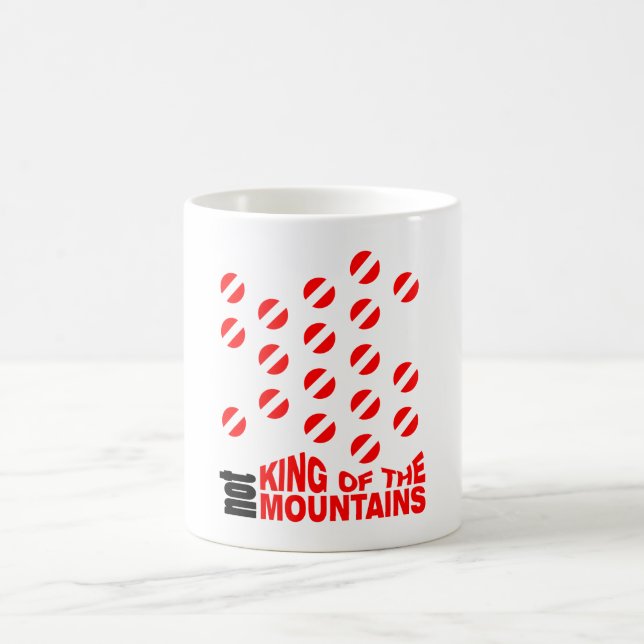 NICHT König Of The Mountains Mug Kaffeetasse (Mittel)