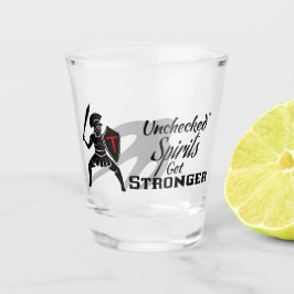Nicht kontrollierte Spiralen verstärken - Schießgl Schnapsglas