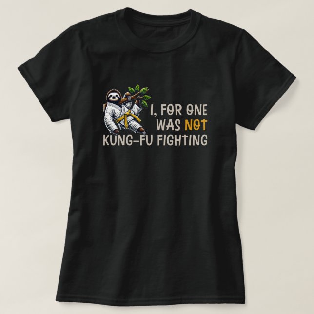 Nicht Kung-Fu-Kampf T-Shirt (Design vorne)