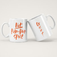 Nicht Kürbisgewürze lustige Herbst-Tasse