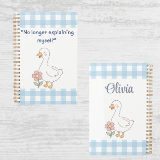 Nicht länger erkläre ich mich selbst Gänse Gingham Planer
