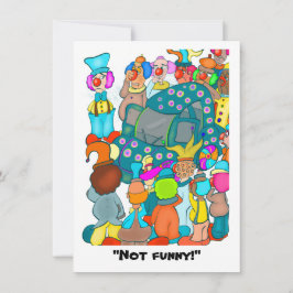 Nicht lustig! Flache Karte