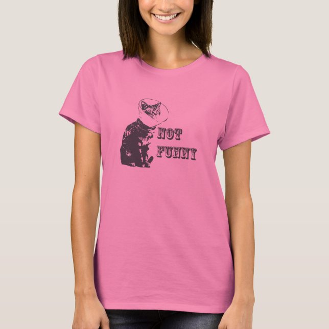 Nicht lustig T-Shirt (Vorderseite)