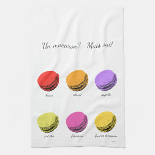 Nicht Macaron? Mais oui! Geschirrtuch