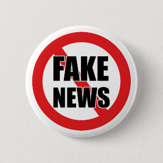Nicht mehr Fake-Nachrichten-Abzeichen-Button-Knopf Button