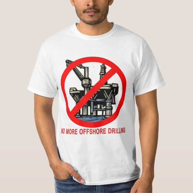 Nicht mehr Hochseebohrungs-T-Shirts und Knöpfe T-Shirt (Vorderseite)