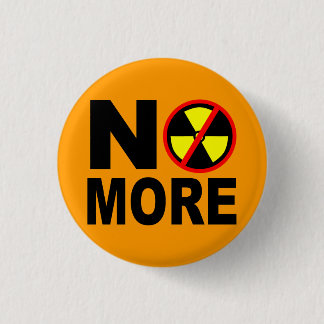 Nicht mehr nuklearer Antislogan Pinback Button