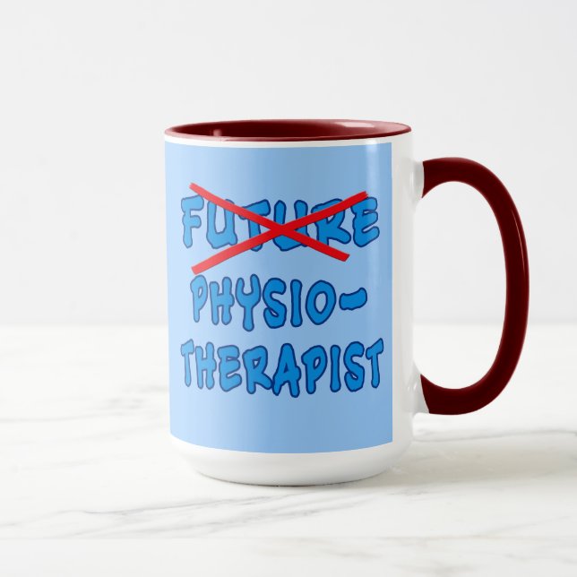 Nicht mehr zukünftiger Physiotherapeut Tasse (Rechts)
