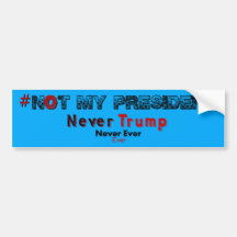 Nicht mein Autoaufkleber Präsidenten-Never Trump