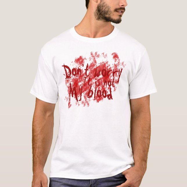 Nicht mein Blut T-Shirt (Vorderseite)