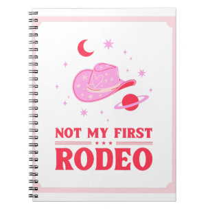 Nicht mein erster Rodeo Cowboy Hat Notizblock