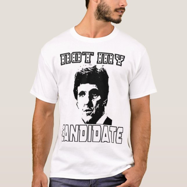 Nicht mein Kandidat T-Shirt (Vorderseite)