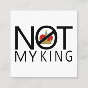 Nicht mein König Begleitkarte