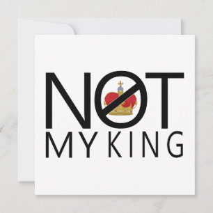 Nicht mein König Einladung