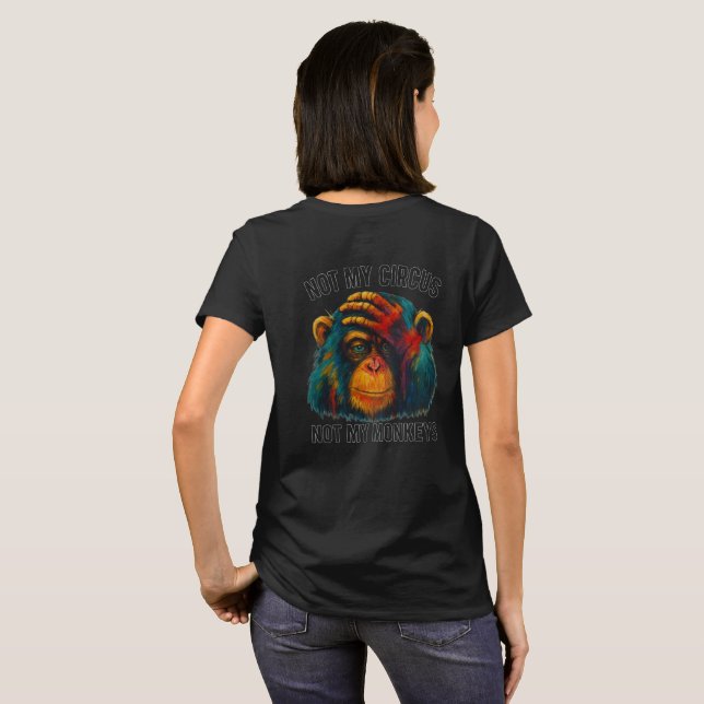 NICHT MEIN MONKEYS T-Shirt (Schwarz voll)