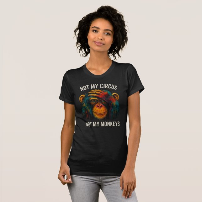 NICHT MEIN MONKEYS T-Shirt (Vorne ganz)