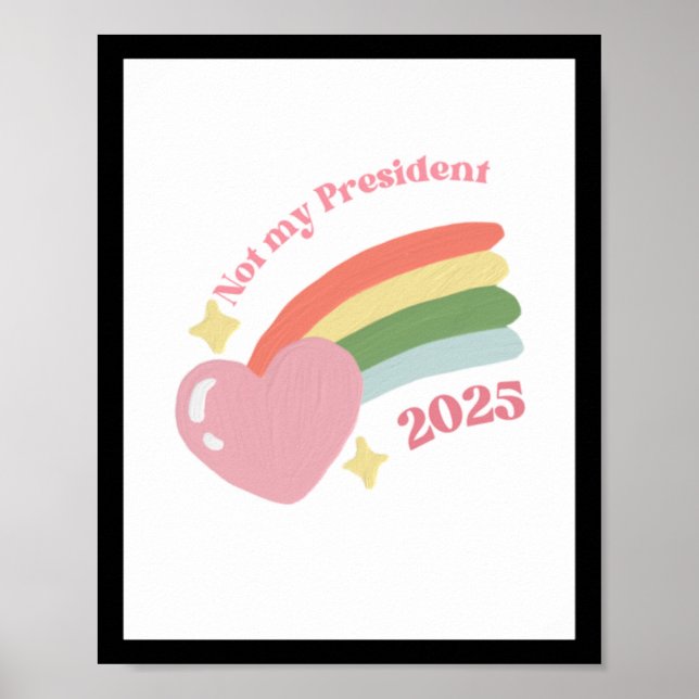 Nicht mein Präsident 2025 1 Poster (Vorne)