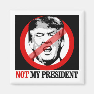 Nicht mein Präsident - Anti-Trump Magnet