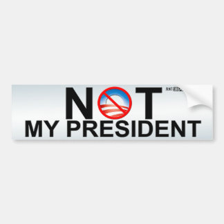 Nicht mein Präsident Autoaufkleber