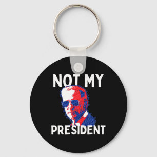 Nicht mein Präsident Biden - Pro Trump 2020 Republ Schlüsselanhänger