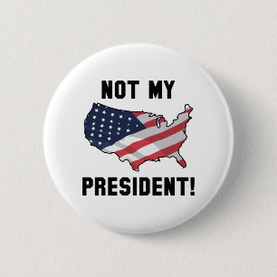 Nicht mein Präsident Button