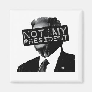 Nicht mein Präsident gegen Trump Invasion Liberale Magnet