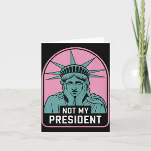 Nicht mein Präsident impeach Trump widersteht Anti Karte