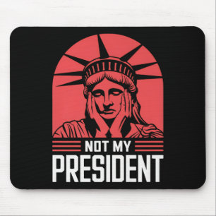 Nicht mein Präsident impeach Trump widersteht Anti Mousepad