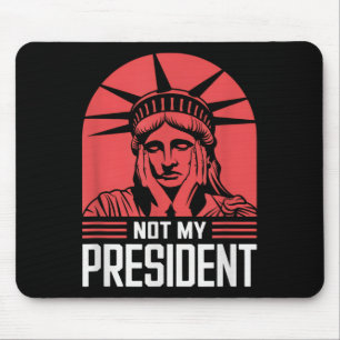 Nicht mein Präsident impeach Trump widersteht Anti Mousepad