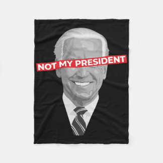Nicht mein Präsident Joe Biden - Pro Donald Trump Fleecedecke