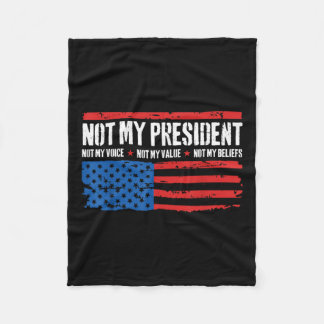 Nicht mein Präsident, nicht meine Stimme, nicht me Fleecedecke