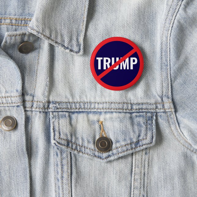 Nicht mein Präsident - Protest gegen Trump Button (Beispiel)