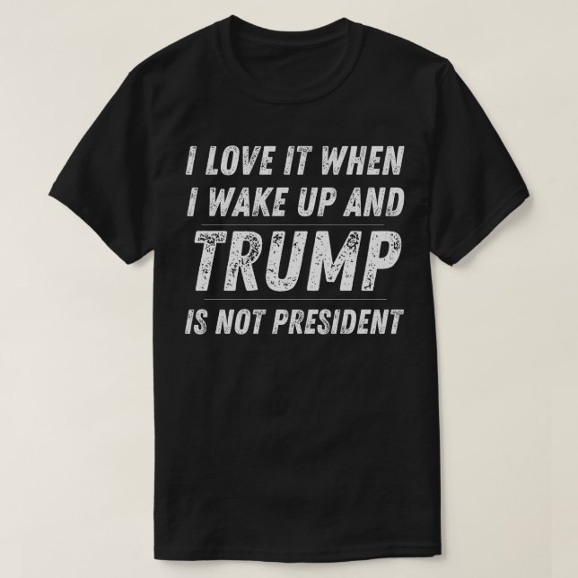 Nicht mein Präsident T-Shirt (Design vorne)