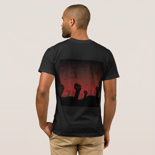 Nicht mein T-Shirt Präsidenten-Anti Trump (Schwarz voll)
