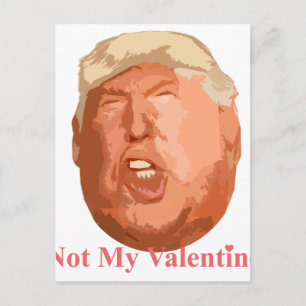 nicht mein Valentinstag Feiertagspostkarte