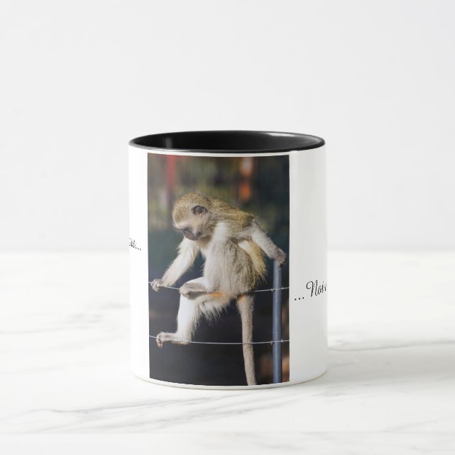 Nicht mein Zirkus, nicht meine Affe-Tasse Tasse (Zentrum)