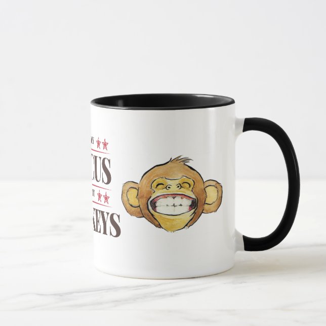 Nicht mein Zirkus, nicht meine Affe-Tasse Tasse (Rechts)
