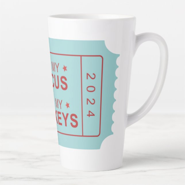 Nicht mein Zirkus, nicht meine Affen große Tasse (Rechts)
